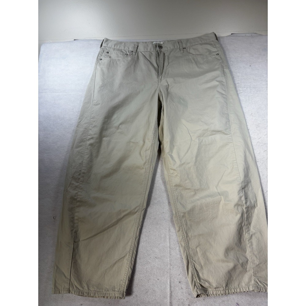 Abercrombie & Fitch Womens Pants Khaki 33 | 16 Wide‎ Leg Cotton 39x27
